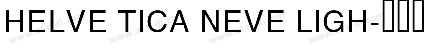 HELVE TICA NEVE LIGH字体转换